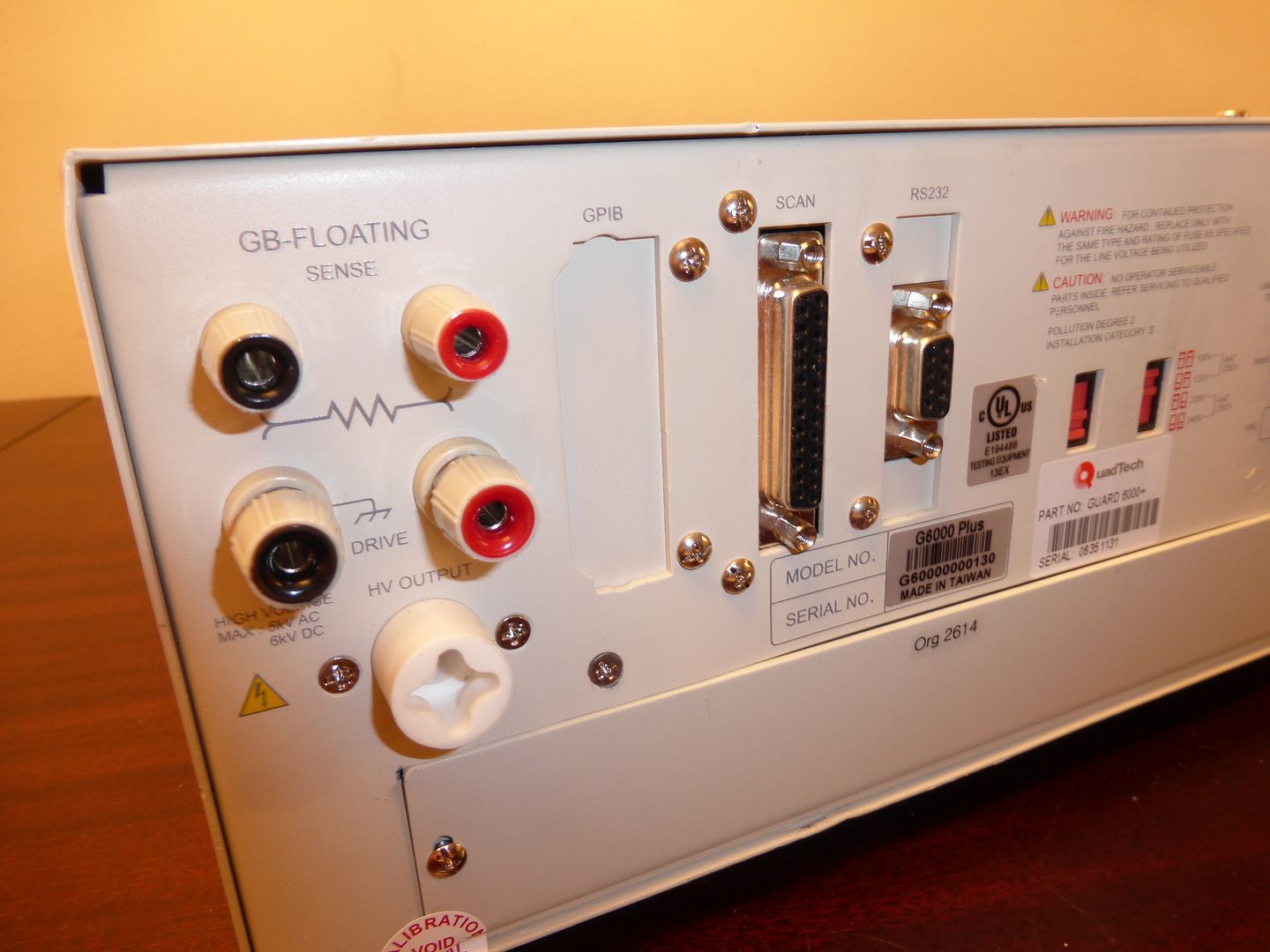 Chroma / Quadtech Guardian 6000 Plus Electrical Safety Analyzer